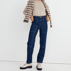 Madewell The Perfect Vintage Straight Jean in Henshaw Wash: Workwear Edition